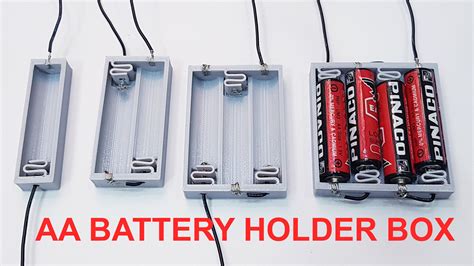 aa battery holder stl|AA battery holder 3D model 3D printable .